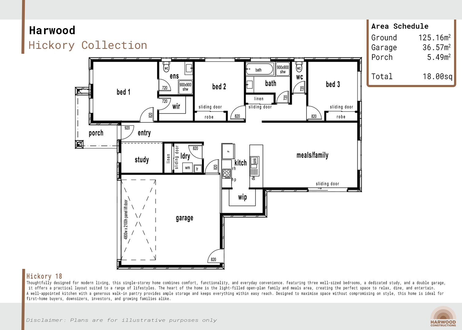 Hickory 18 floor plan